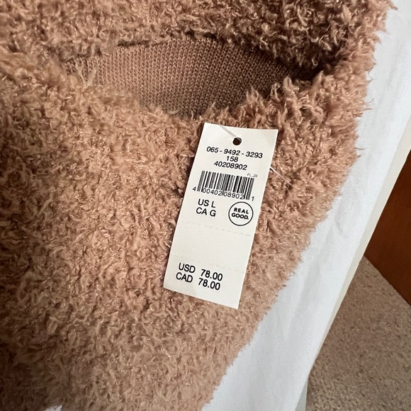 NWT Aerie teddy cardigan Brown - Large - Picture 4 of 6